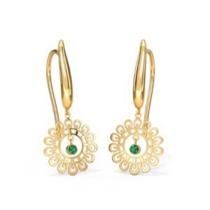 Gemstone Drop Earrings